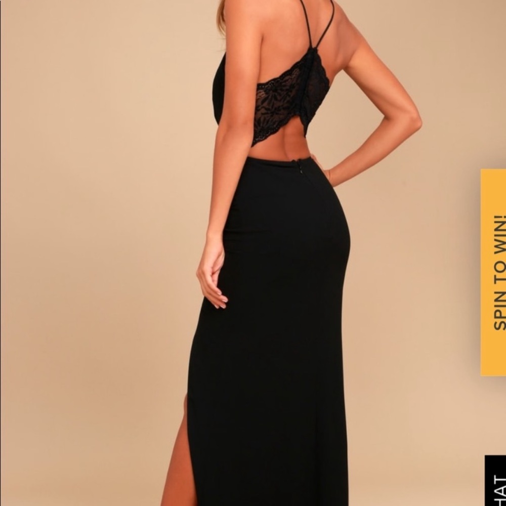 Lulu’s Story of a Starry Night Black Dress